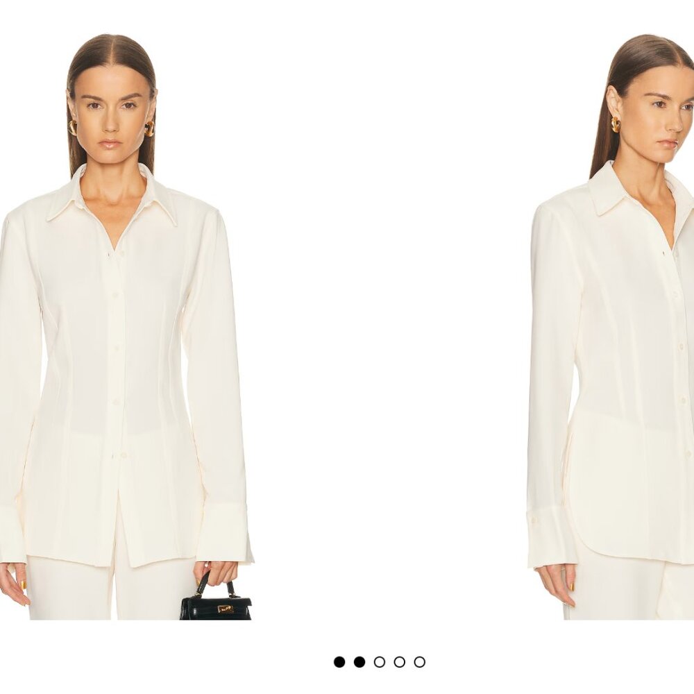 Evaes Lovise Polished Crepe Blouse